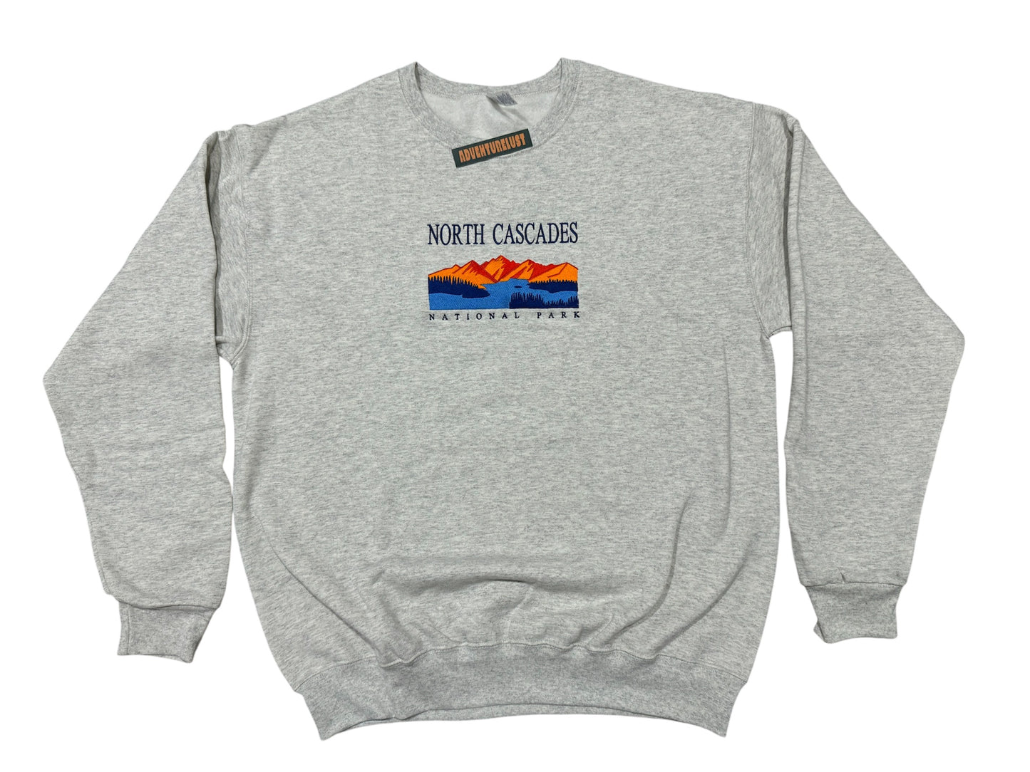 Embroidered North Cascades National Park Crewneck