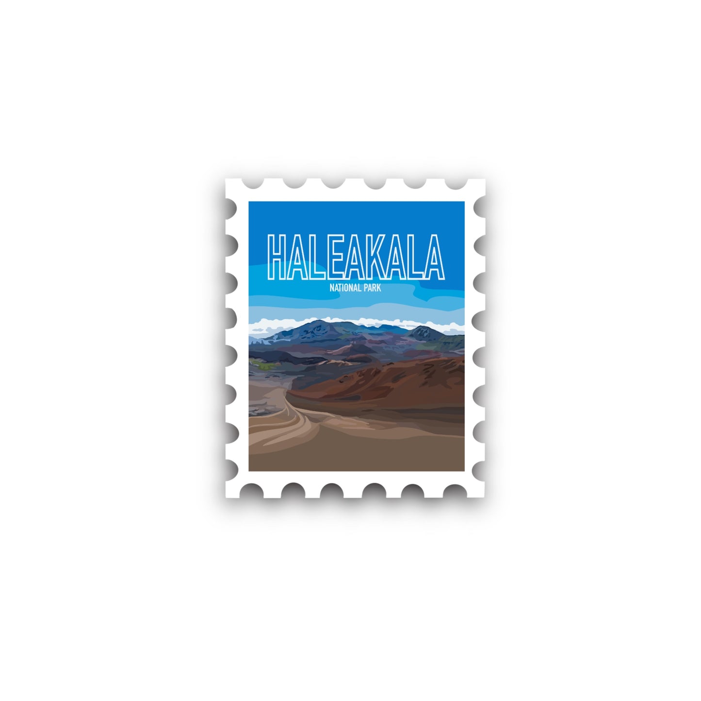 Haleakala National Park Stamp Sticker