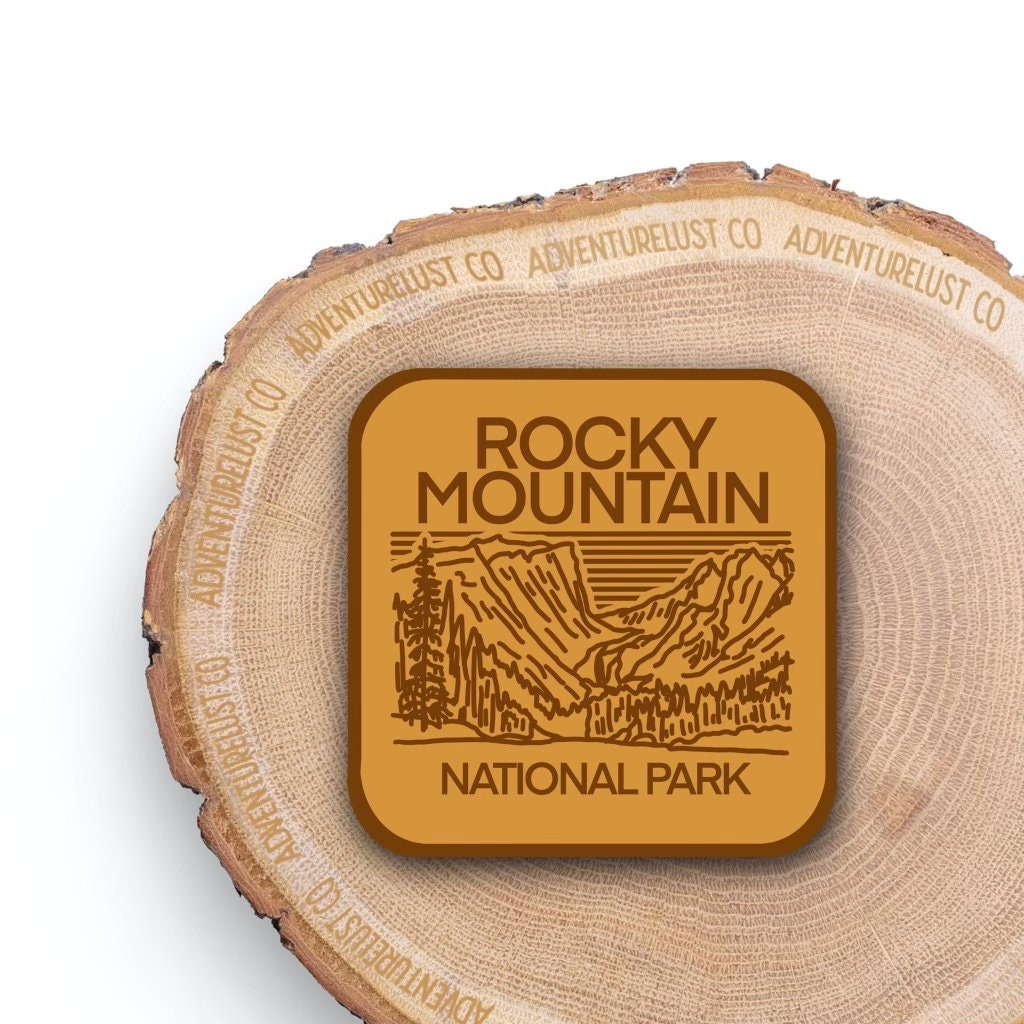 Rocky Mountains National Park Colorado Stamp Sticker