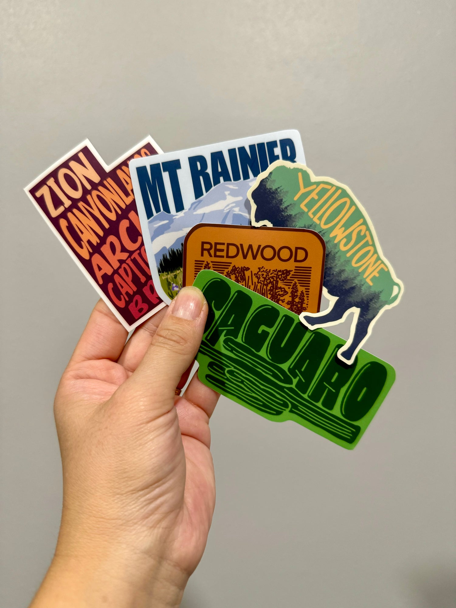 National Park Stickers