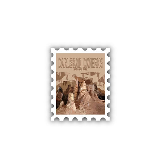 Carlsbad Caverns National Park New Mexico Stamp Sticker