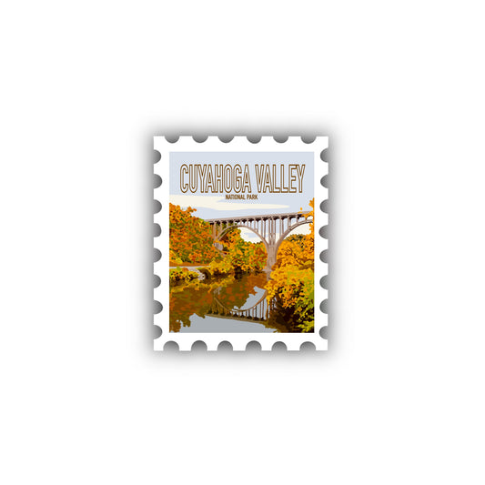 Cuyahoga Valley National Park Stamp Sticker