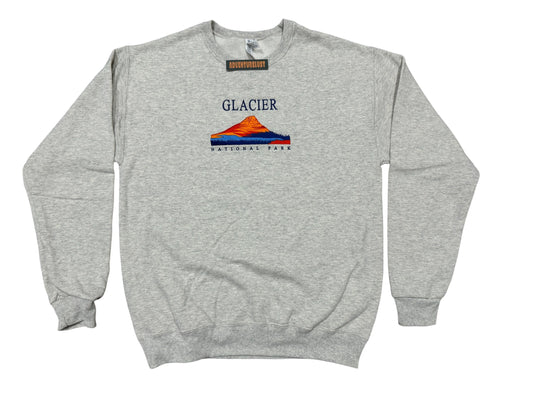 Embroidered Glacier National Park Crewneck