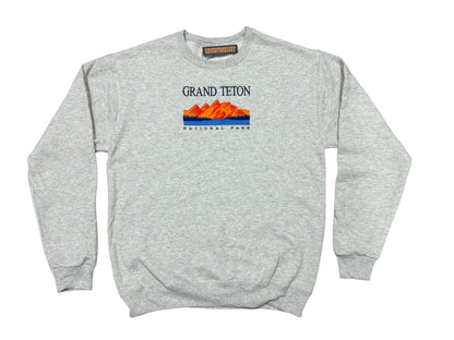Embroidered Grand Teton National Park Crewneck