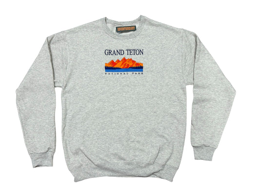 Embroidered Grand Teton National Park Crewneck