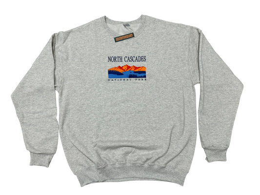 Embroidered North Cascades National Park Crewneck