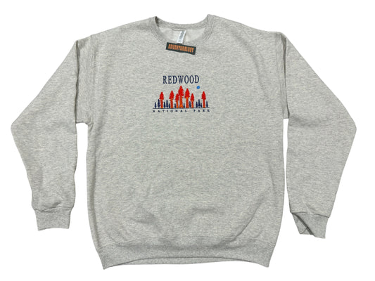 Embroidered Redwood National Park Crewneck