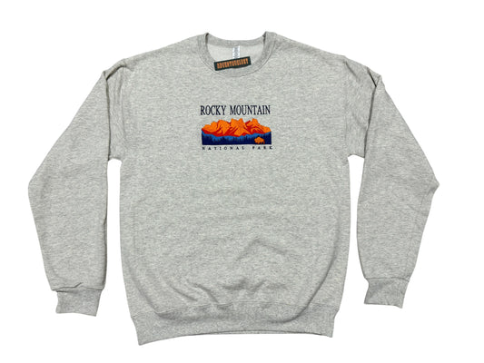 Embroidered Rocky Mountain National Park Crewneck