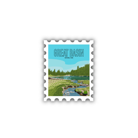 Great Basin National Park Stamp Sticker