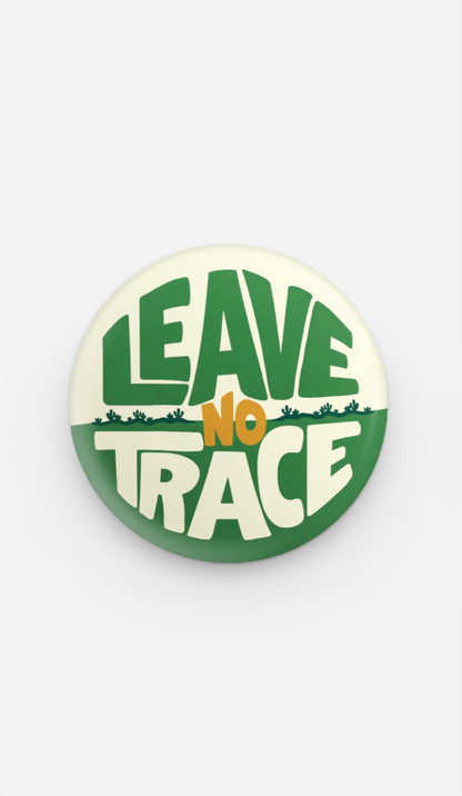 Leave No Trace Front Side Button Pin