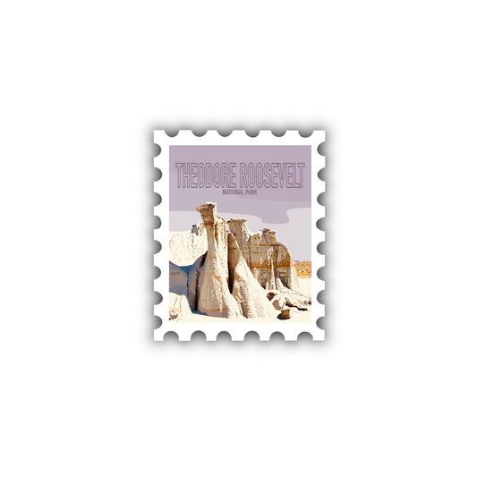 Theodore Roosevelt National Park Stamp Sticker