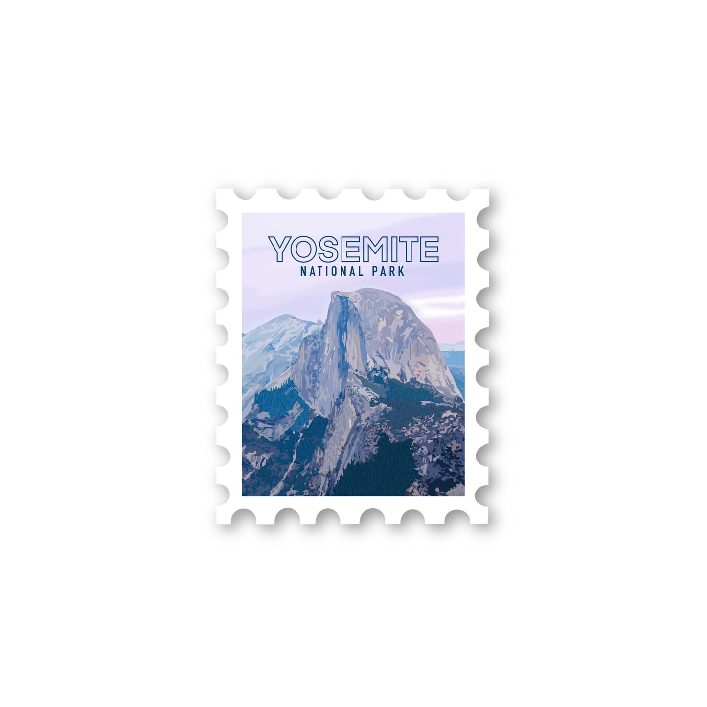 Yosemite National Park Stamp Sticker