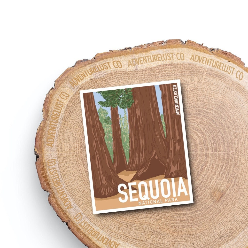 Sequoia National Park California Sticker