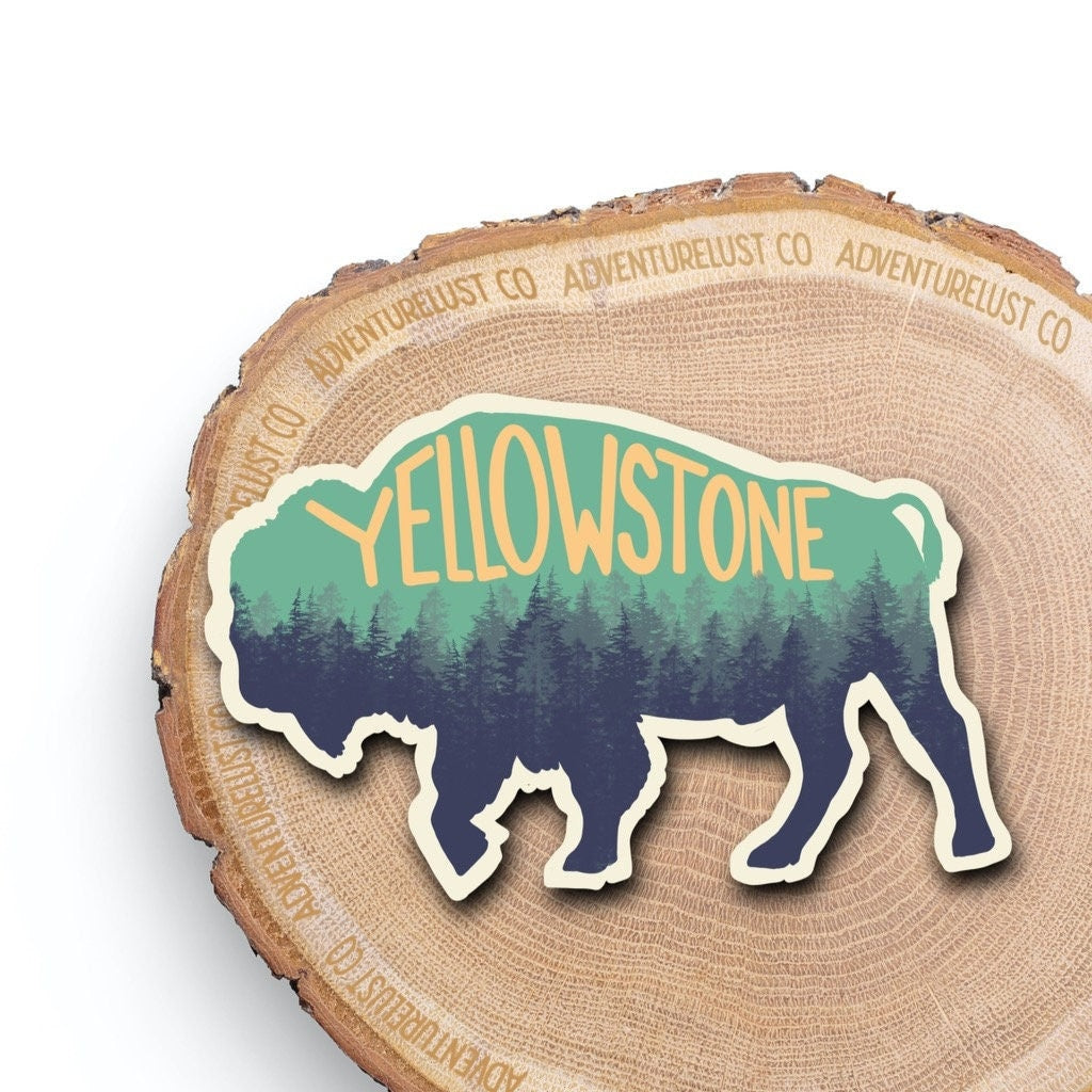 Yellowstone National Parks Sticker — Adventurelust