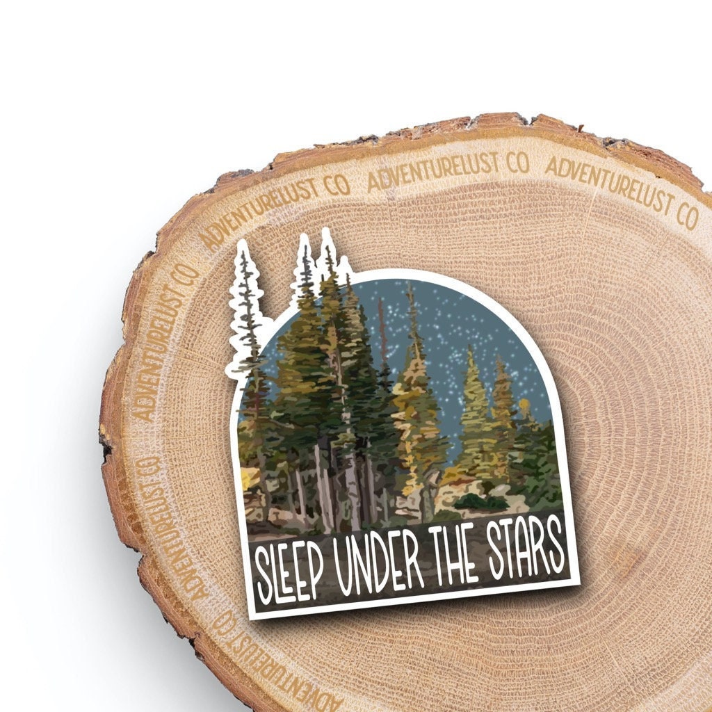 Sleep Under the Stars Sticker — Adventurelust