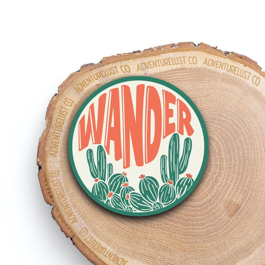 Wander Cactus Tree Vinyl Sticker — Adventurelust
