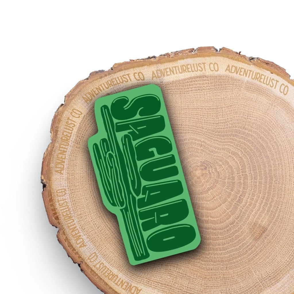 Saguaro National Park Arizona Cactus Vinyl Sticker