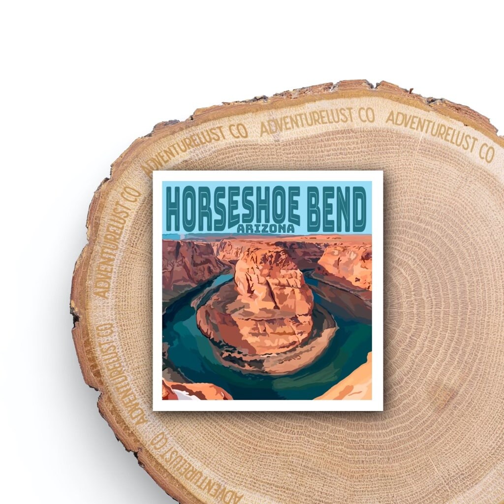 Horseshoe Bend Arizona Sticker — Adventurelust