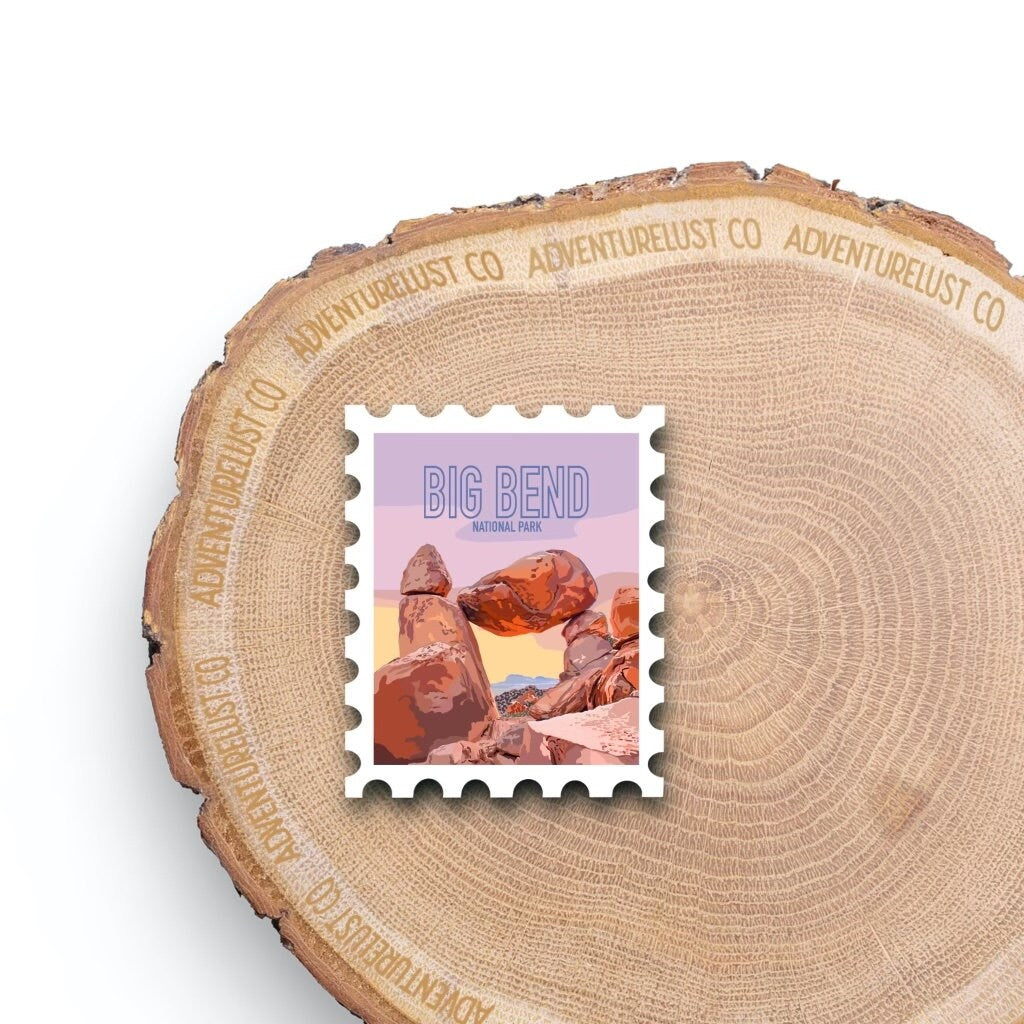 Big Bend National Park Texas Stamp Sticker