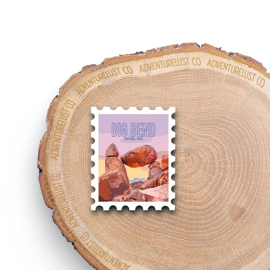 Big Bend National Park Texas Stamp Sticker
