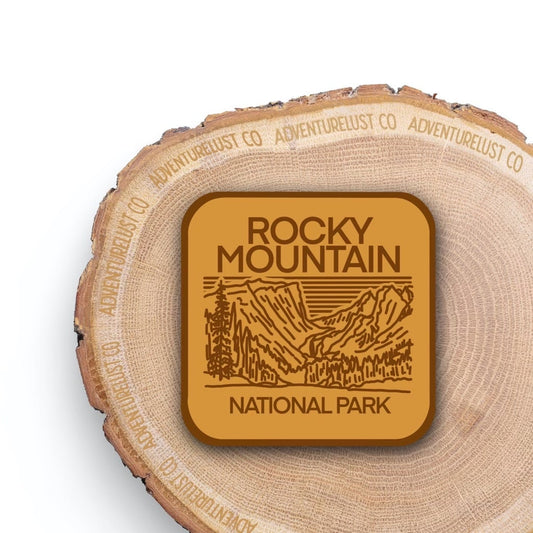 Rocky Mountains National Park Colorado Stamp Sticker