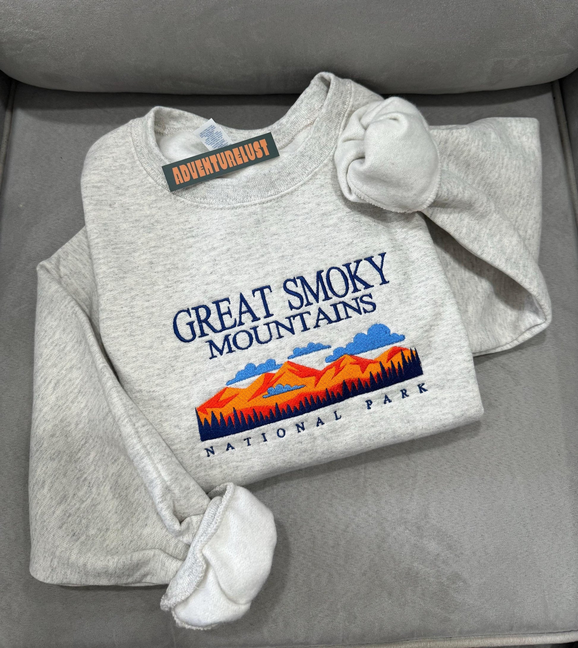 Embroidered Great Smoky Mountains National Park Crewneck