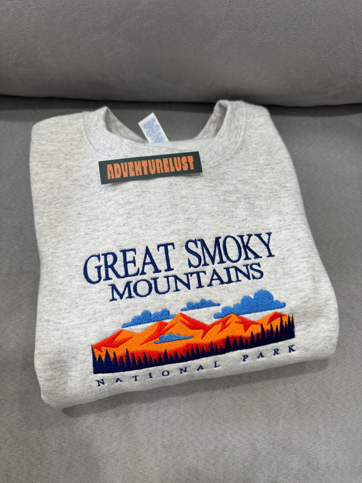 Embroidered Great Smoky Mountains National Park Crewneck