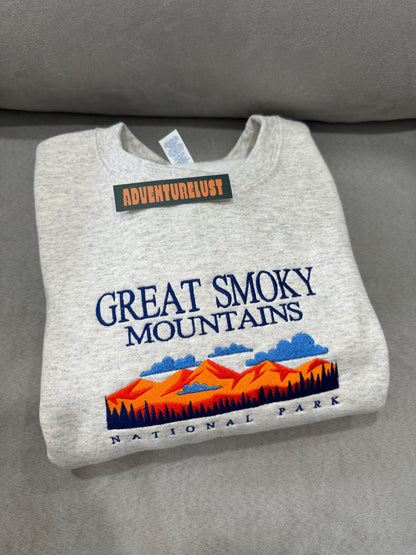 Embroidered Great Smoky Mountains National Park Crewneck