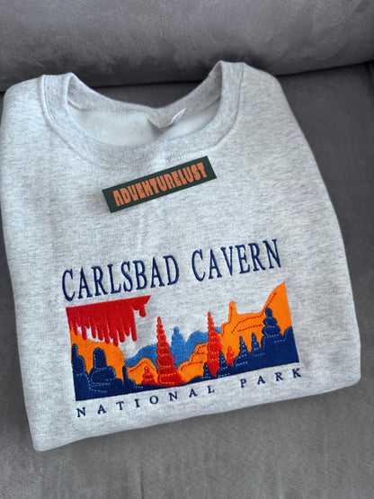 Embroidered Carlsbad Cavern National Park Crewneck