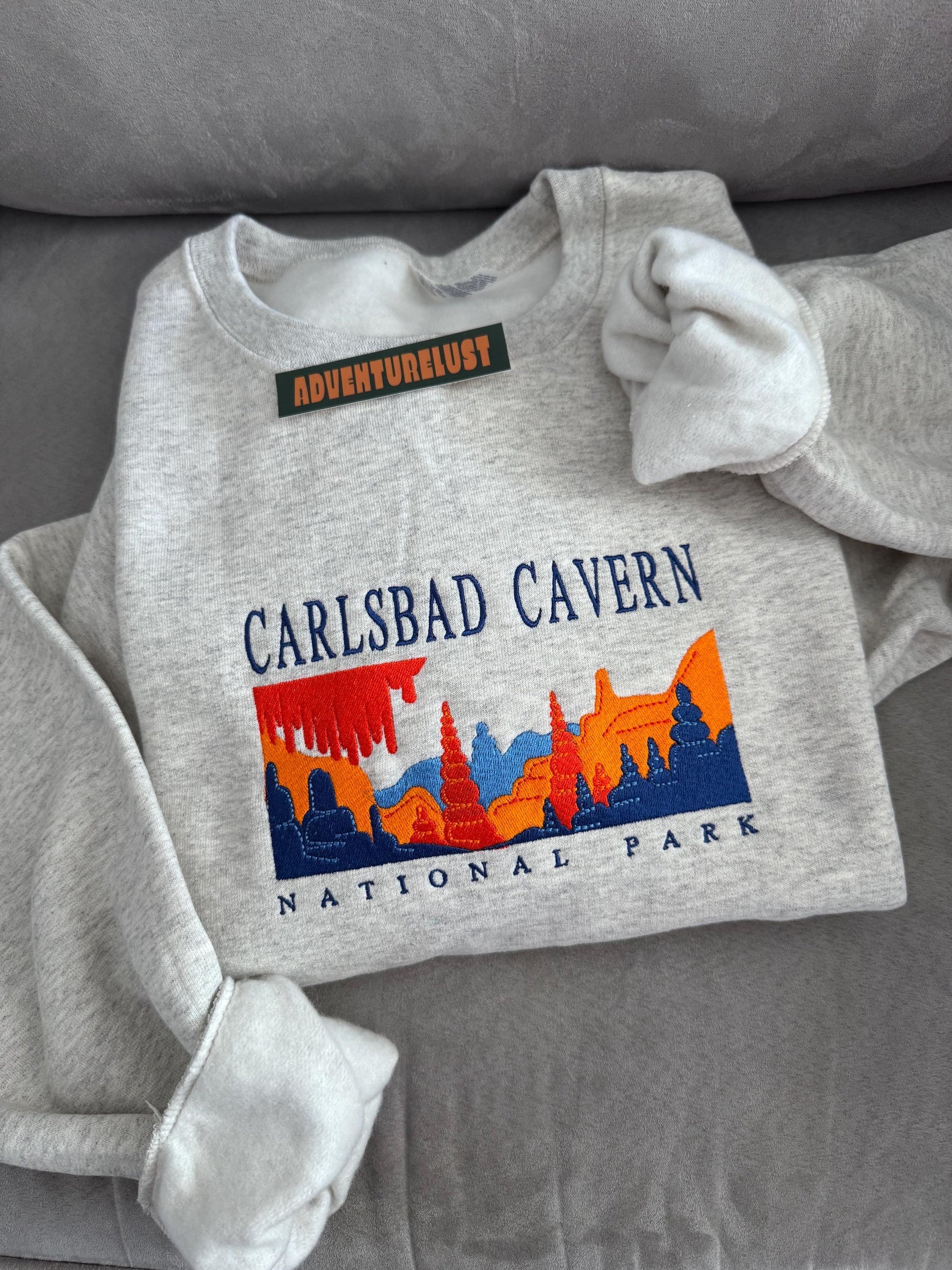 Embroidered Carlsbad Cavern National Park Crewneck