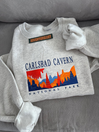 Embroidered Carlsbad Cavern National Park Crewneck