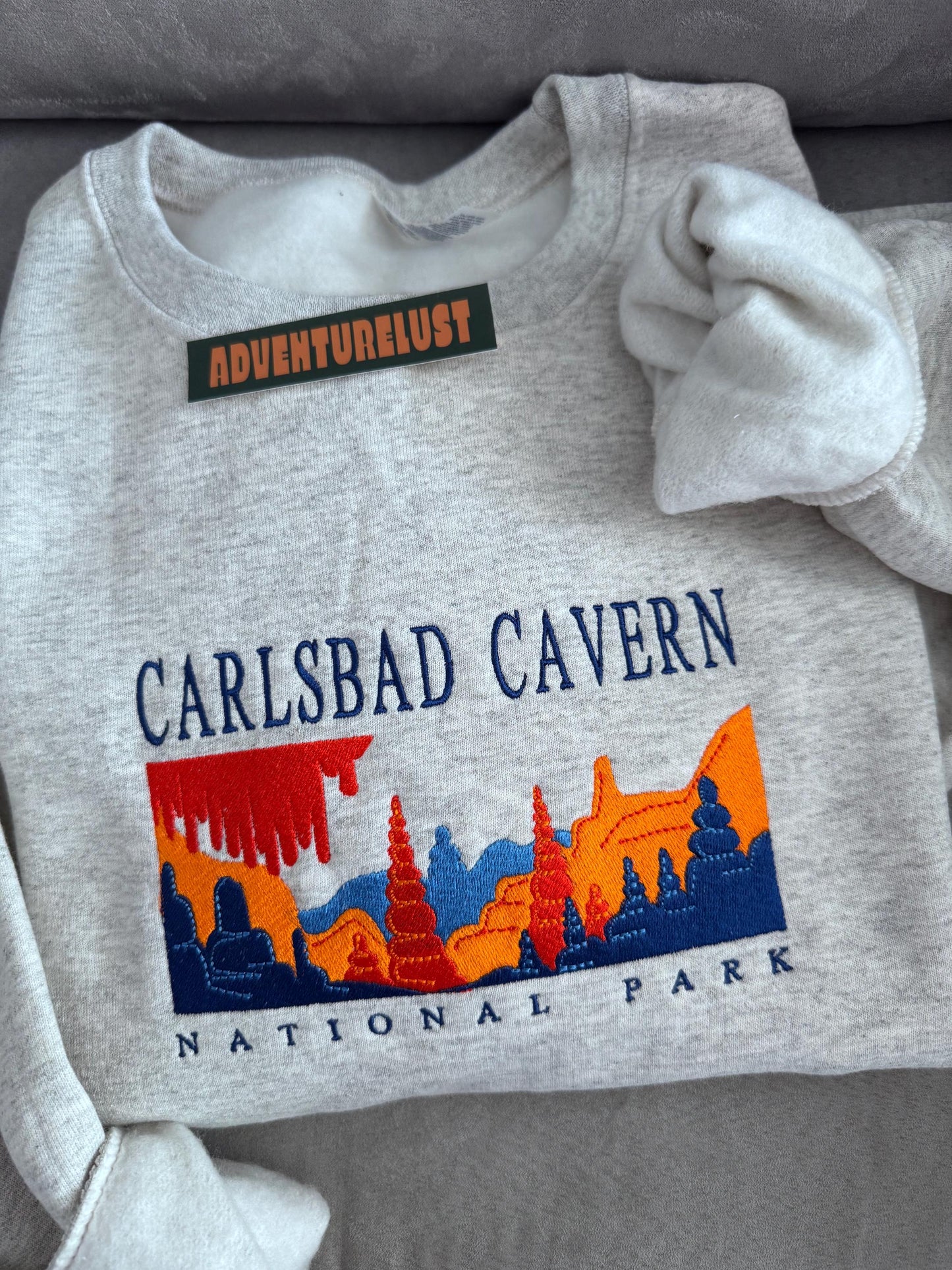 Embroidered Carlsbad Cavern National Park Crewneck