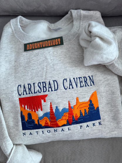 Embroidered Carlsbad Cavern National Park Crewneck