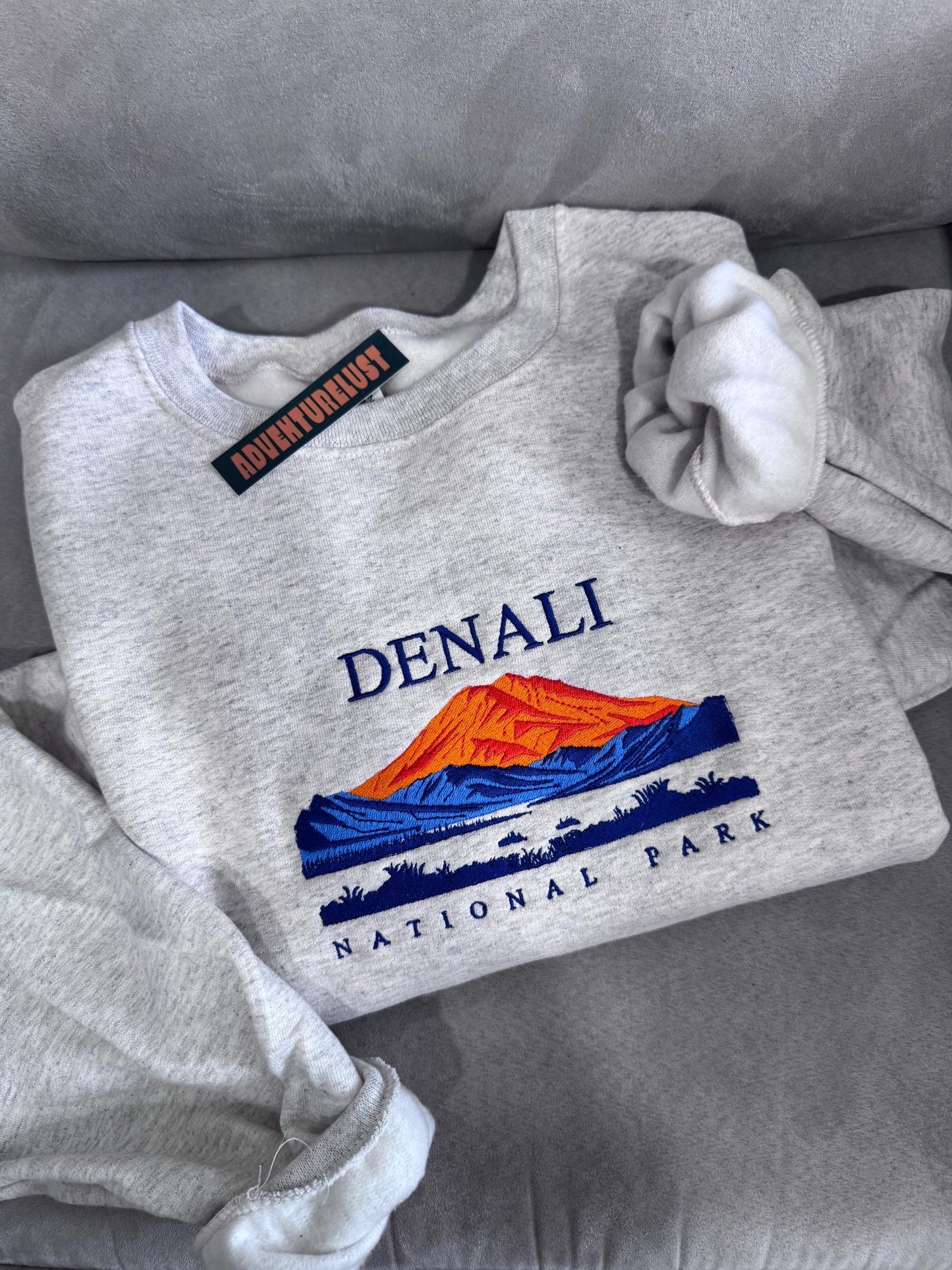 Embroidered Denali National Park Crewneck