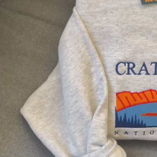 crater lake crewneck video — Adventurelust